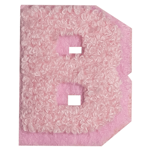Pink Letter 'B'