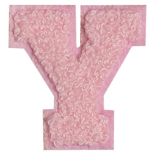 Pink Letter 'Y'