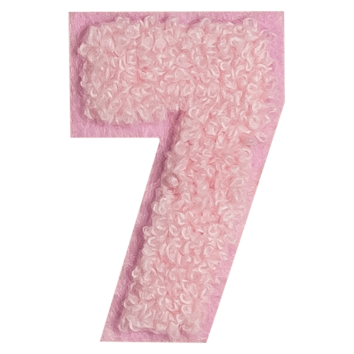 Pink Number '7'