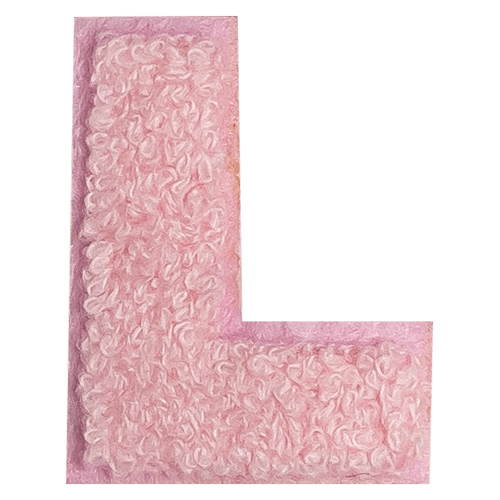 Pink Letter 'L'