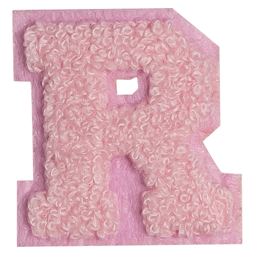 Pink Letter 'R'