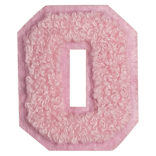 Pink Letter 'O'
