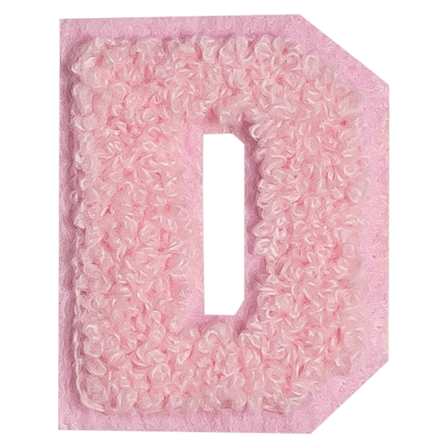 Pink Letter 'D'