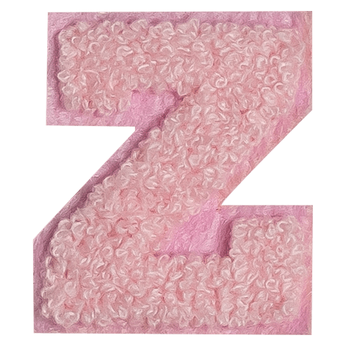 Pink Letter 'Z'