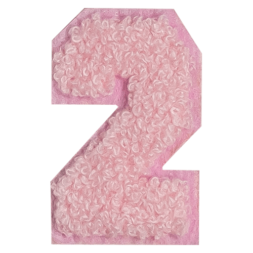 Pink Number '2'