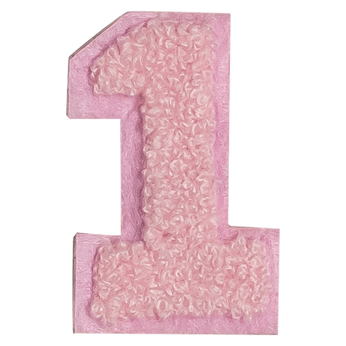 Pink Number '1'