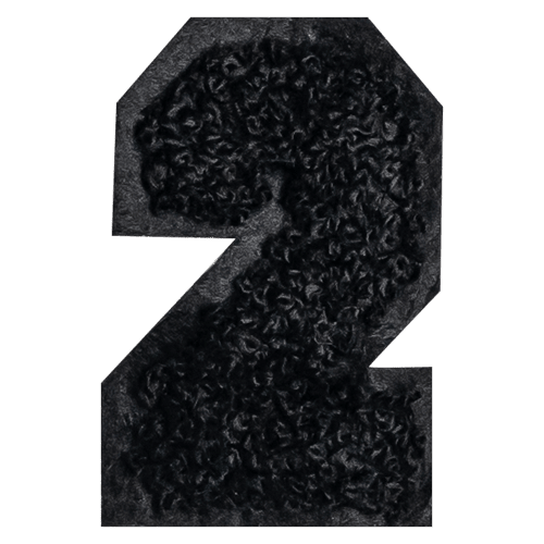Black Number '2'