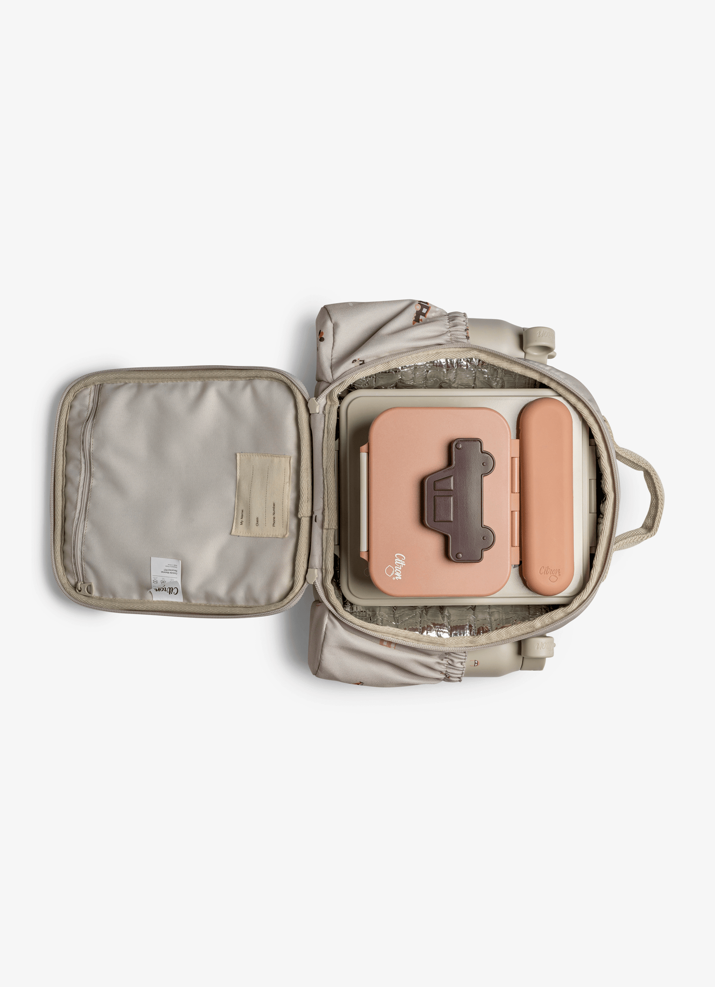 Thermal Classic Lunch Bag Backpack - Vehicles