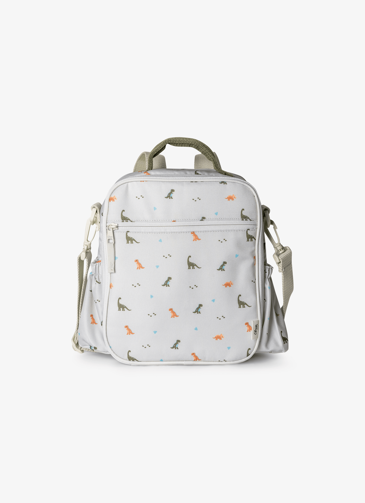 Insulated Lunch Bag Backpack - Dino Green