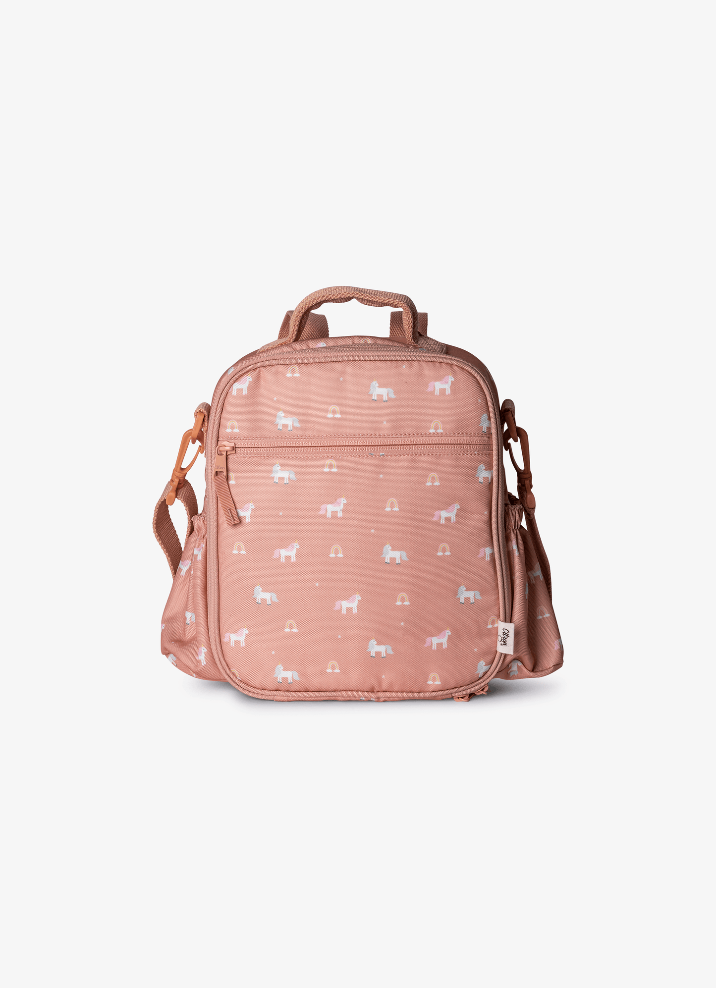 Insulated Lunch Bag Backpack - Unicorn Blush pink