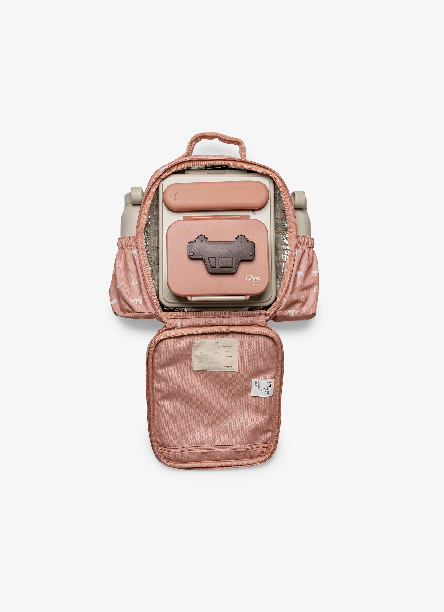 Insulated Lunch Bag Backpack - Unicorn Blush pink