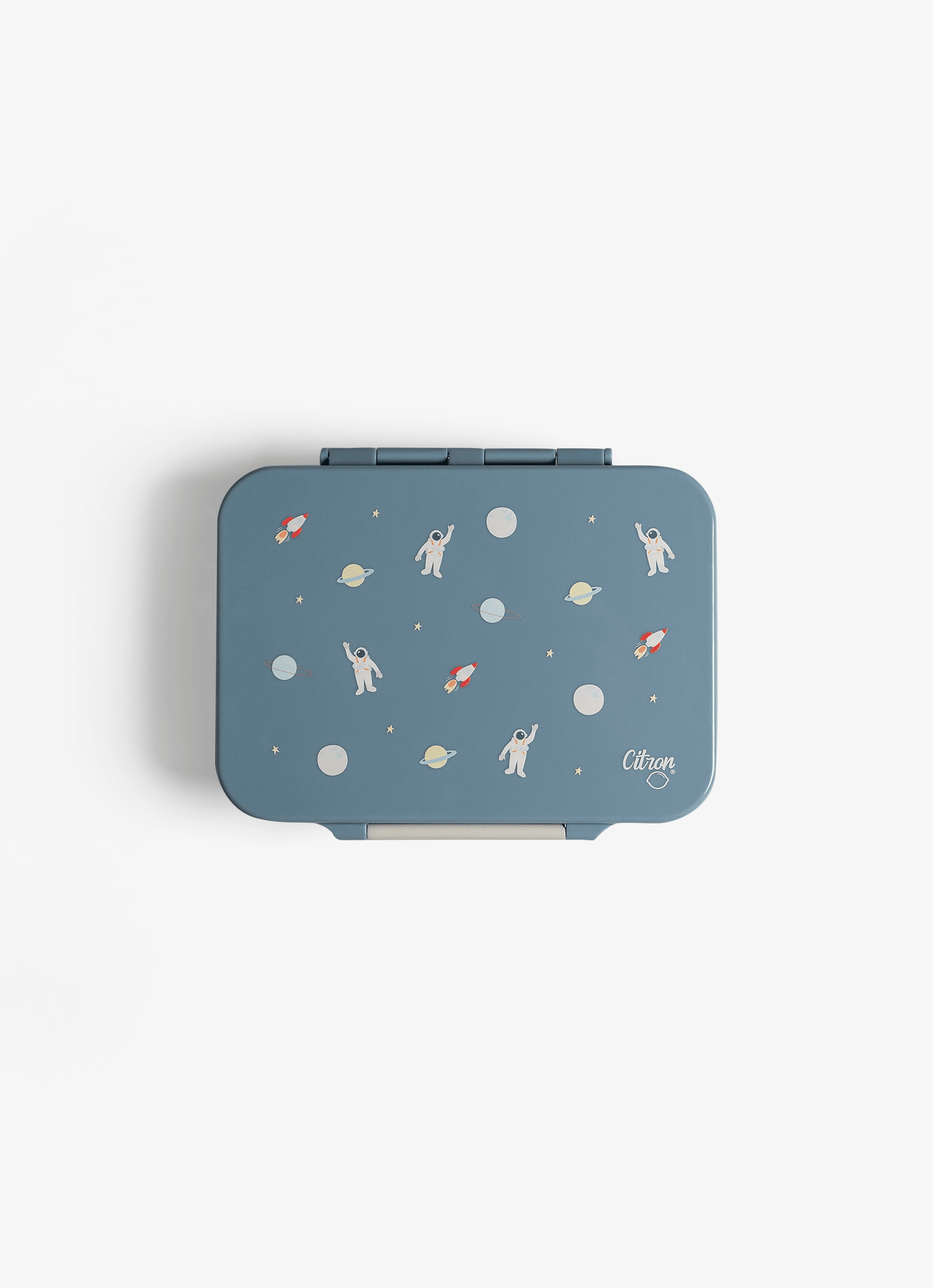 Incredible Tritan Lunch Box - 4 Compartments - Spaceship Dusty Blue