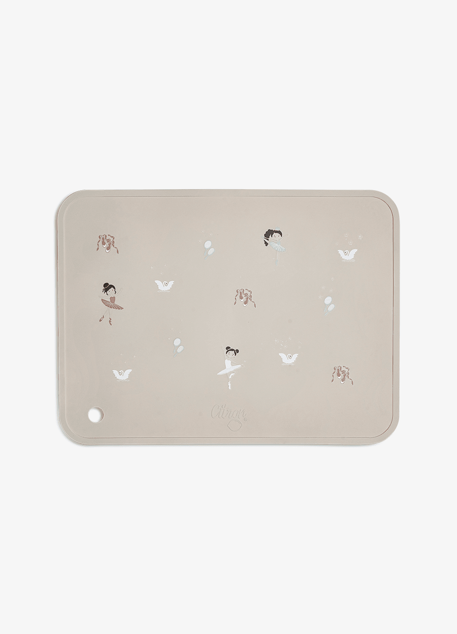 Silicone Placemat Rectangle - Ballerina