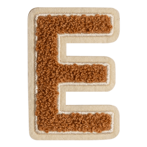 Caramel Letter 'E'