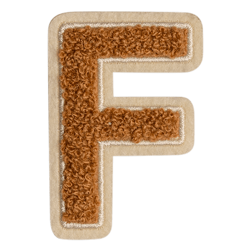 Caramel Letter 'F'