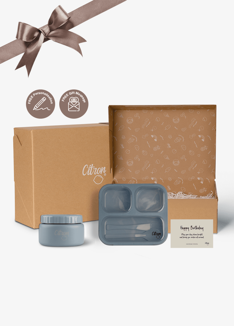 Birthday Mini Duo Set - Dusty Blue