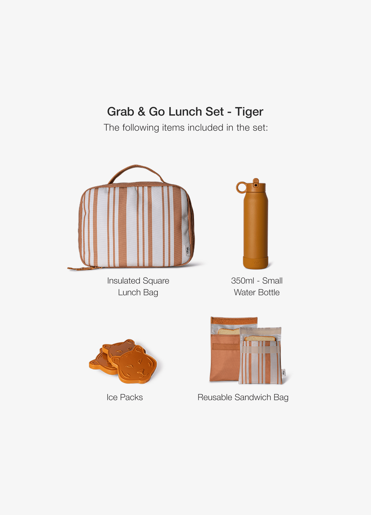 Grab & Go - Set of 4 - Caramel