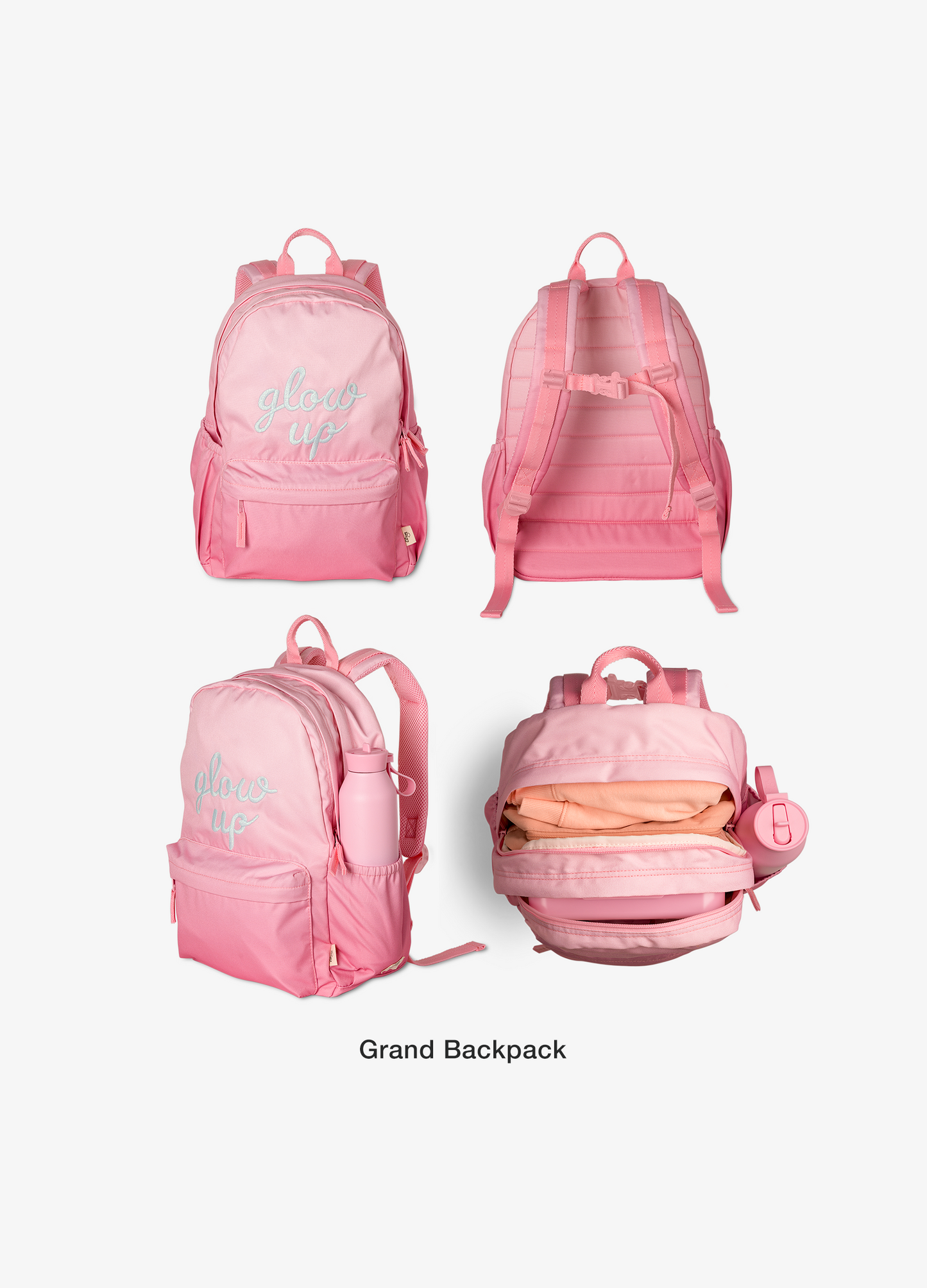 Complete school set - Set of 4 - Pink Glow Up