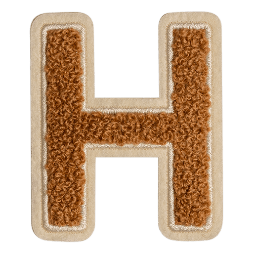 Caramel Letter 'H'