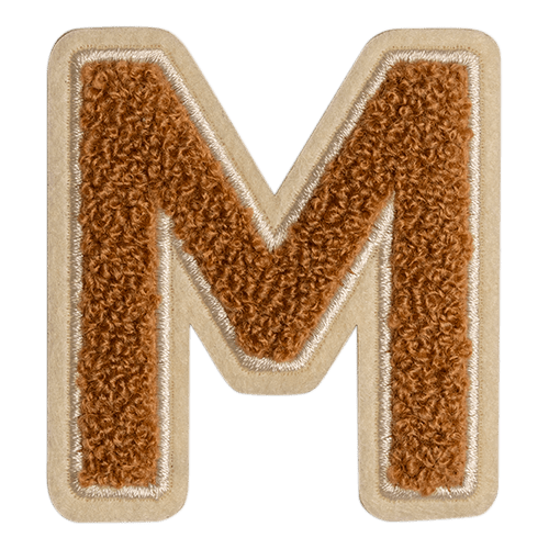 Caramel Letter 'M'