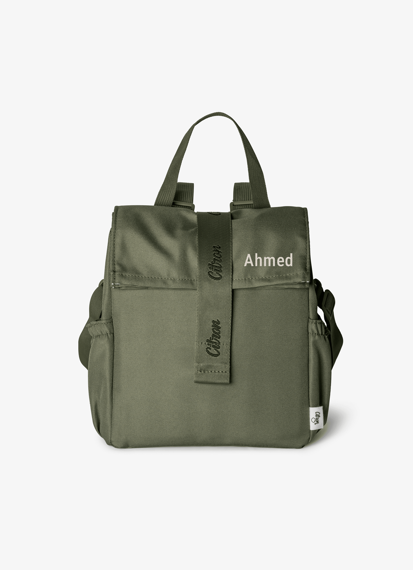 Insulated Roll-up Lunch Bag - Green