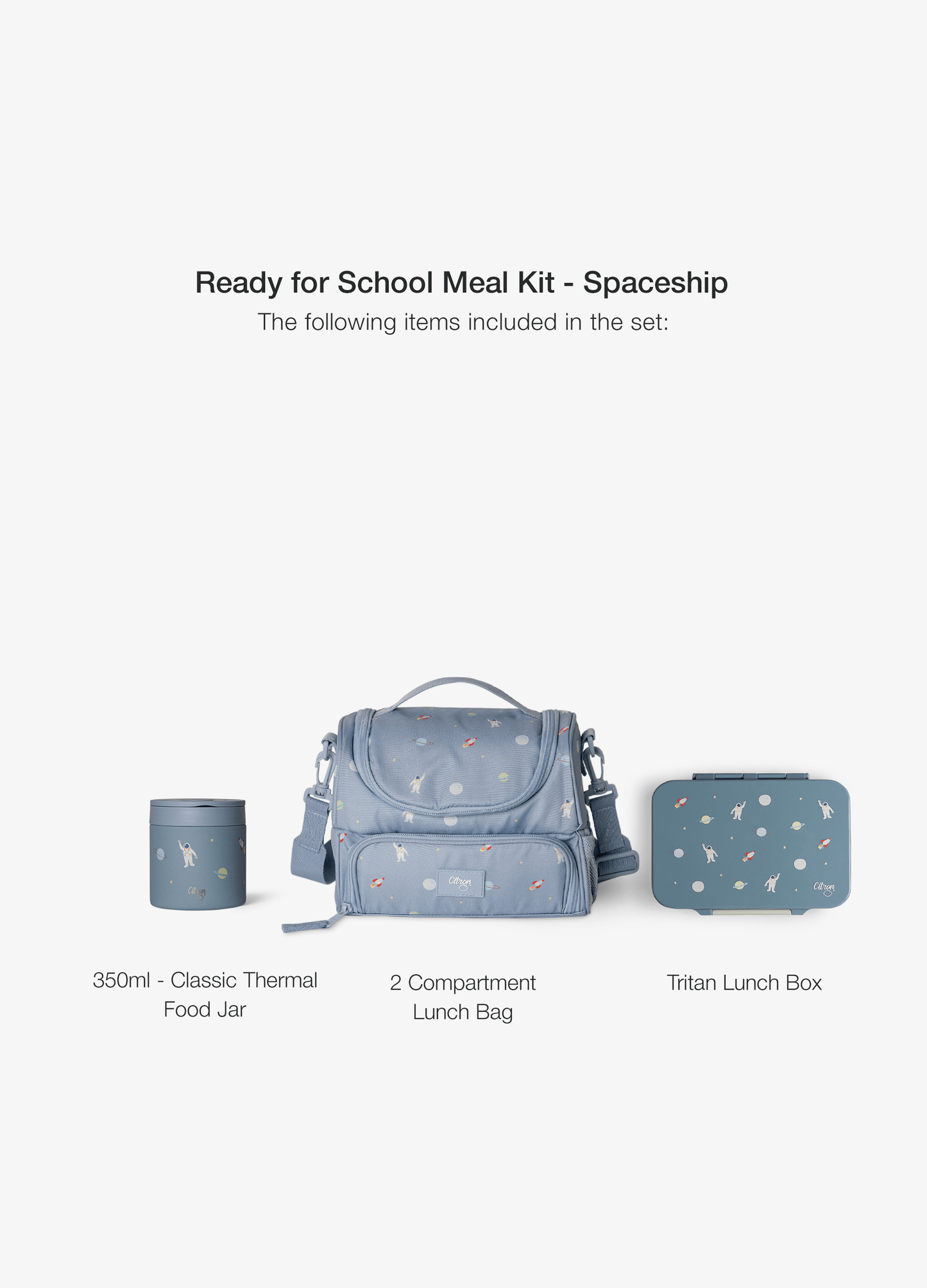 Ready for School Meal Kit - Set of 3 - Spaceship