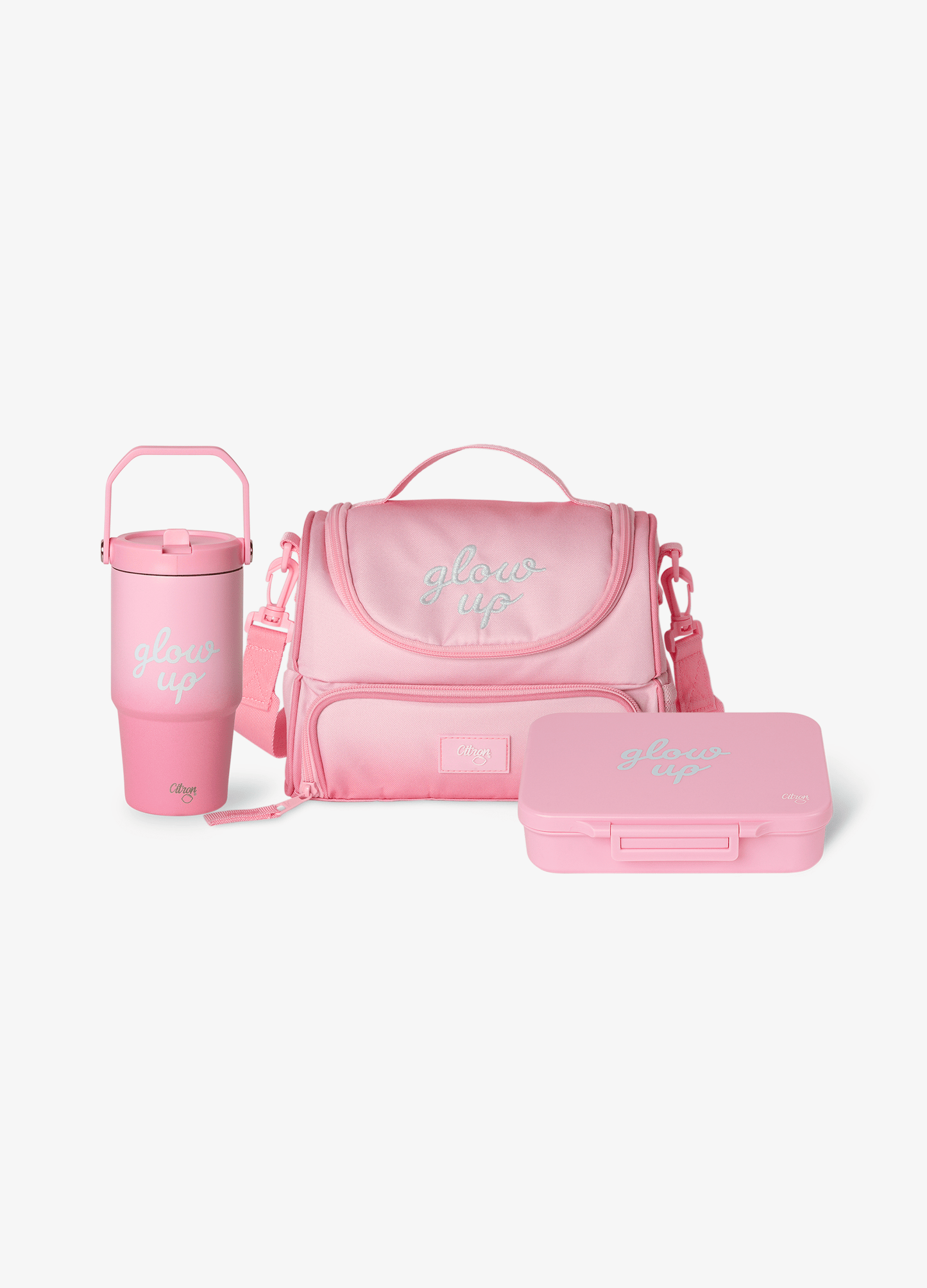2-in-1 Lunch Set  - Pink Glow Up