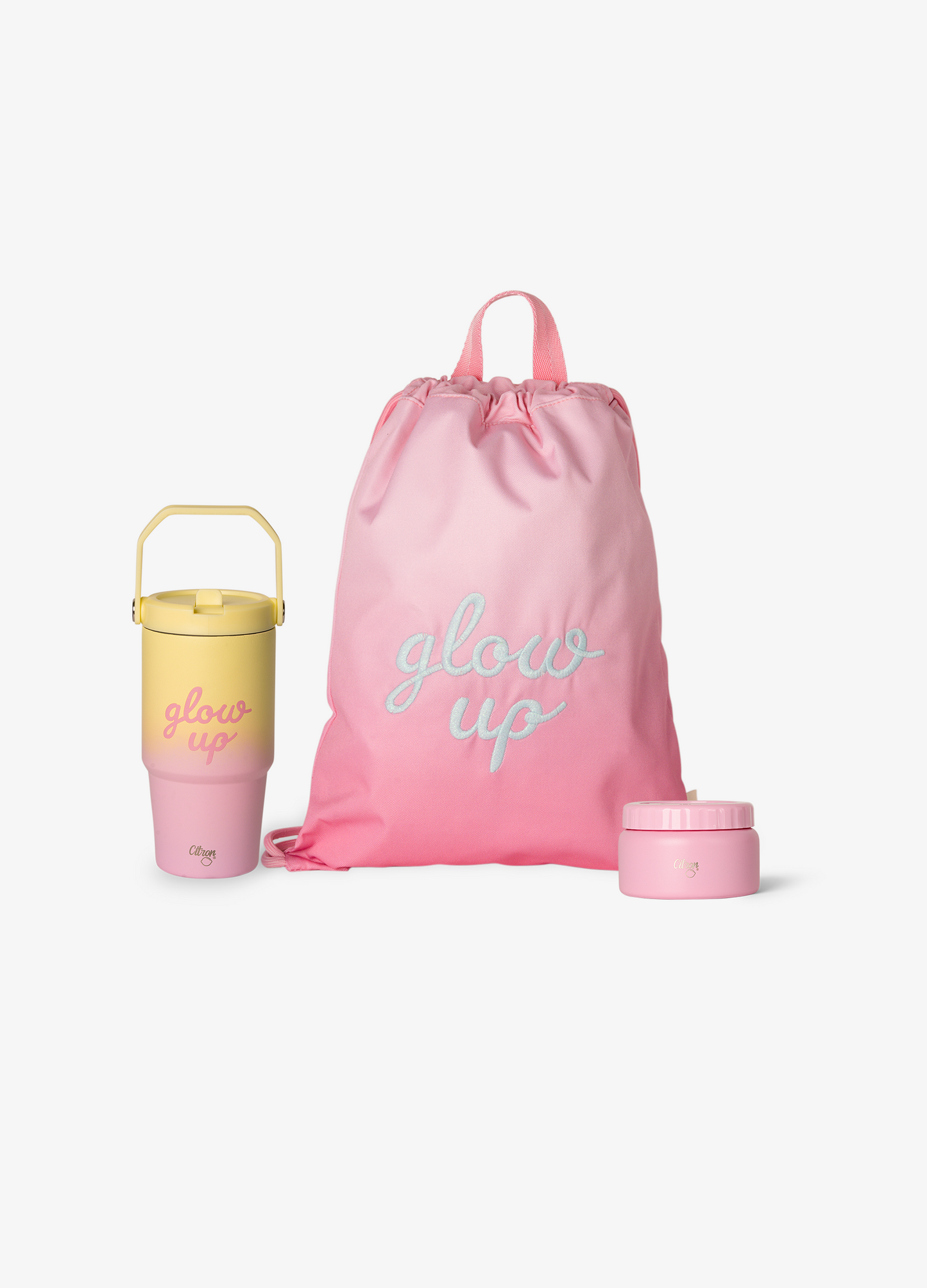 Active Day Tumbler Set -  Pink Glow Up