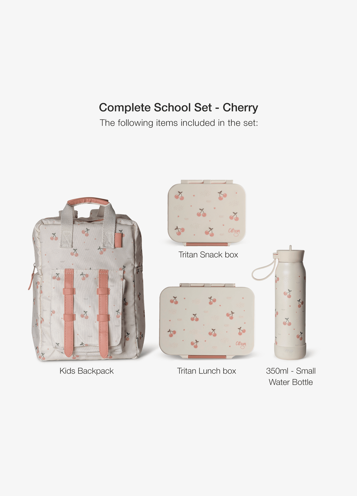 Complete School Set - Set of 4 - Cherry