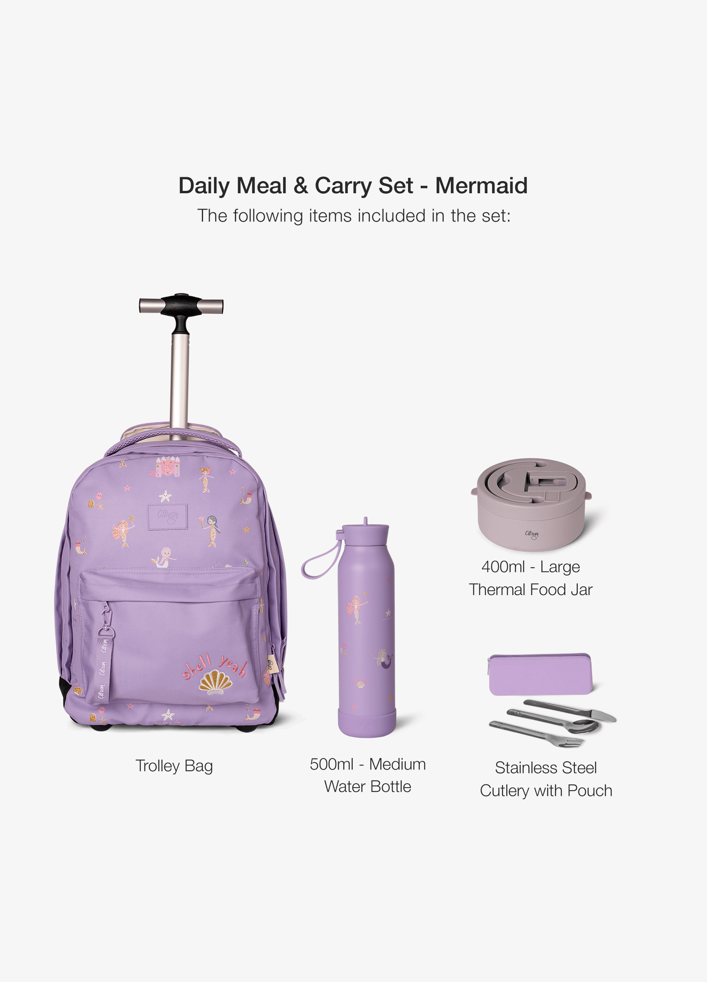 Daily Meal & Carry set - Mermaid