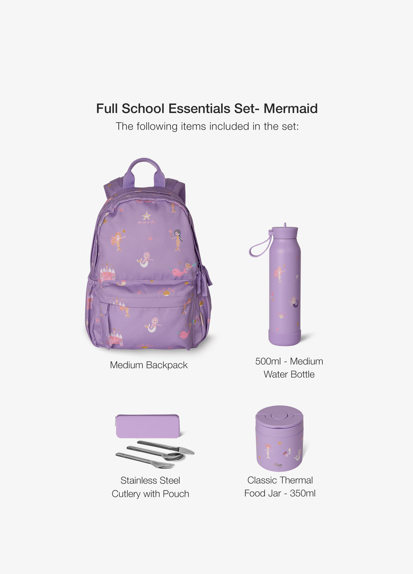 Full School Essentials set - Mermaid