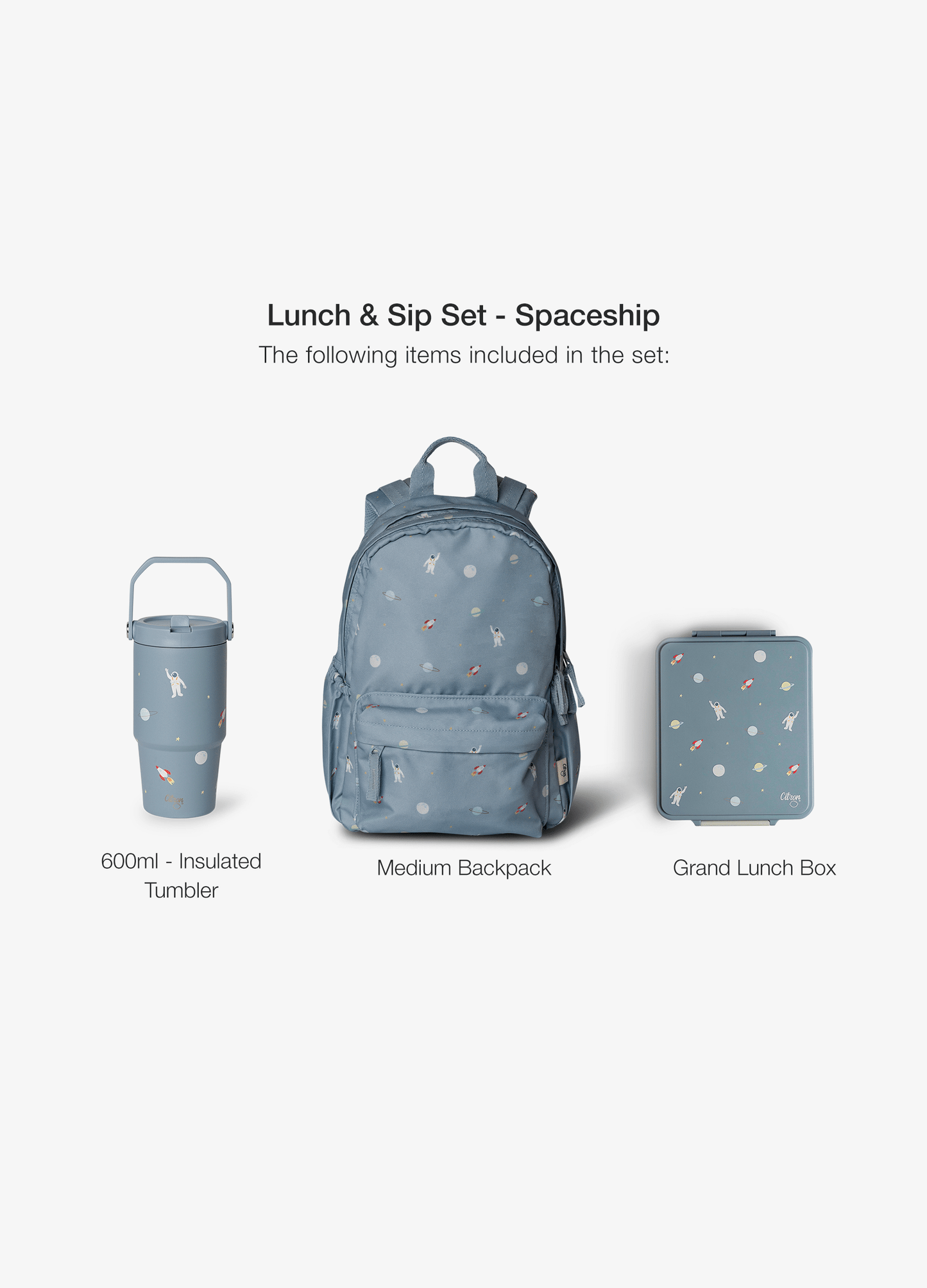 Lunch & Sip Set - Spaceship
