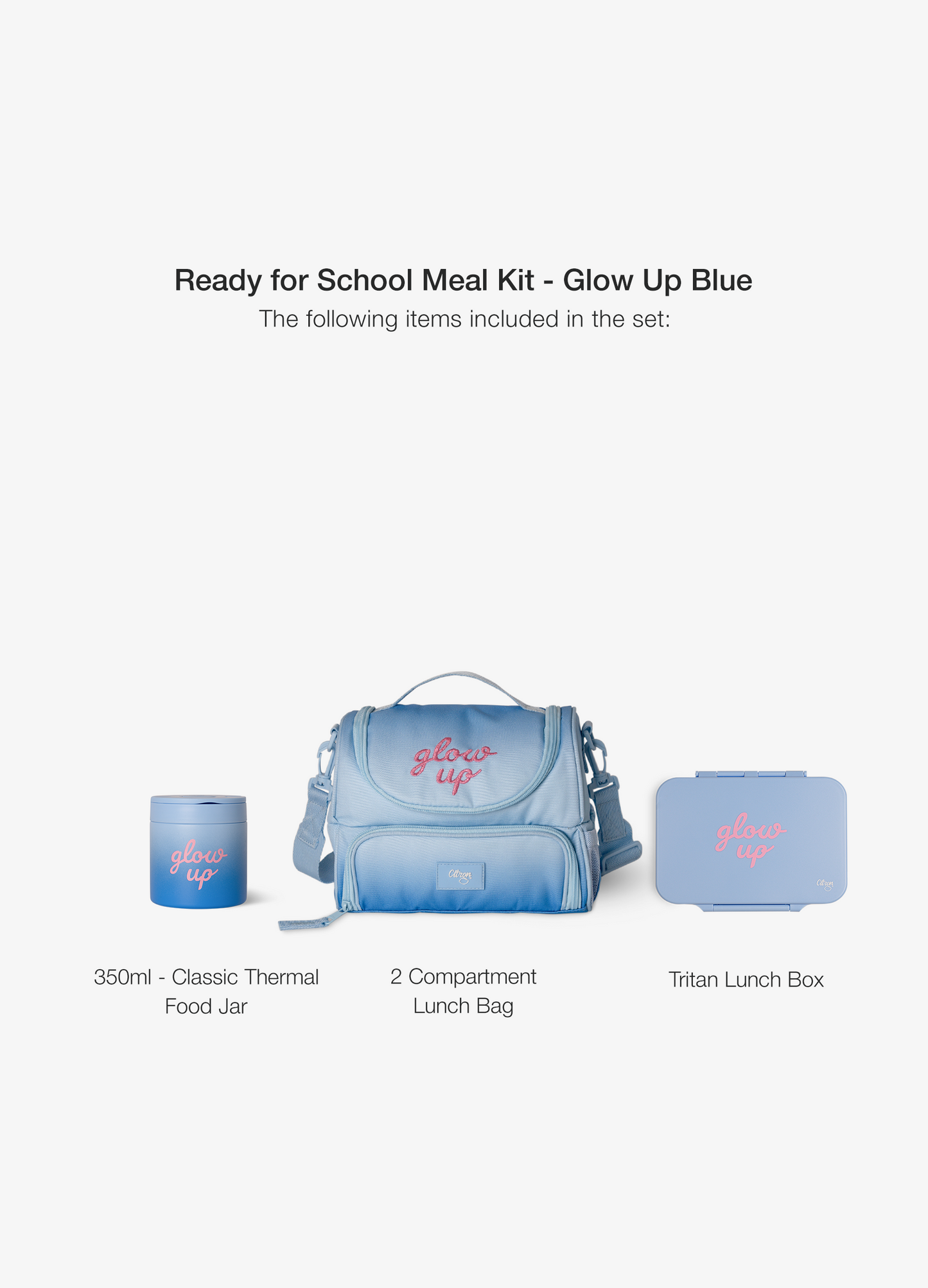 Ready for School Meal Kit - Set of 4 - Blue Glow Up