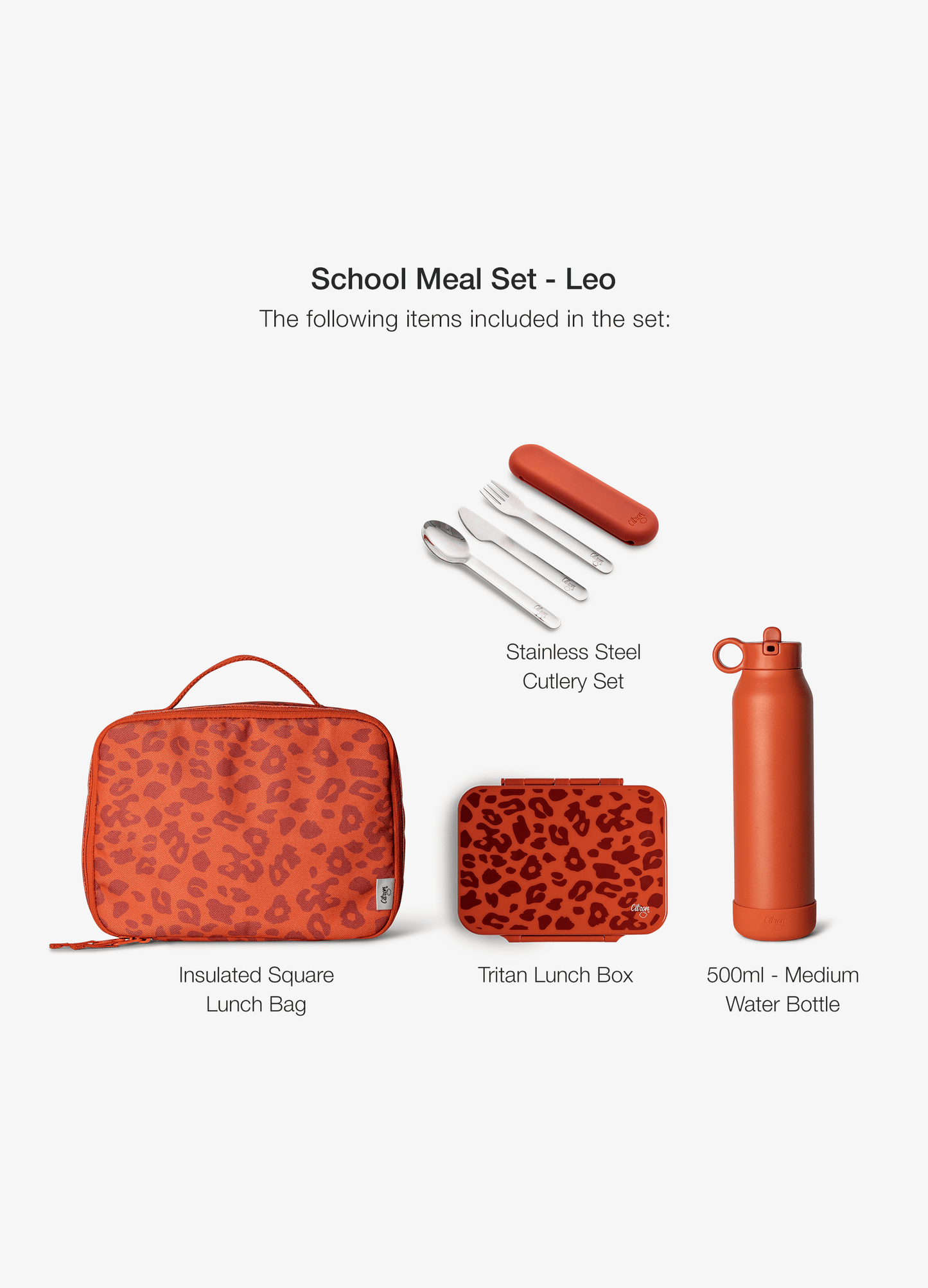 School Meal Set - Set of 4 - Leo