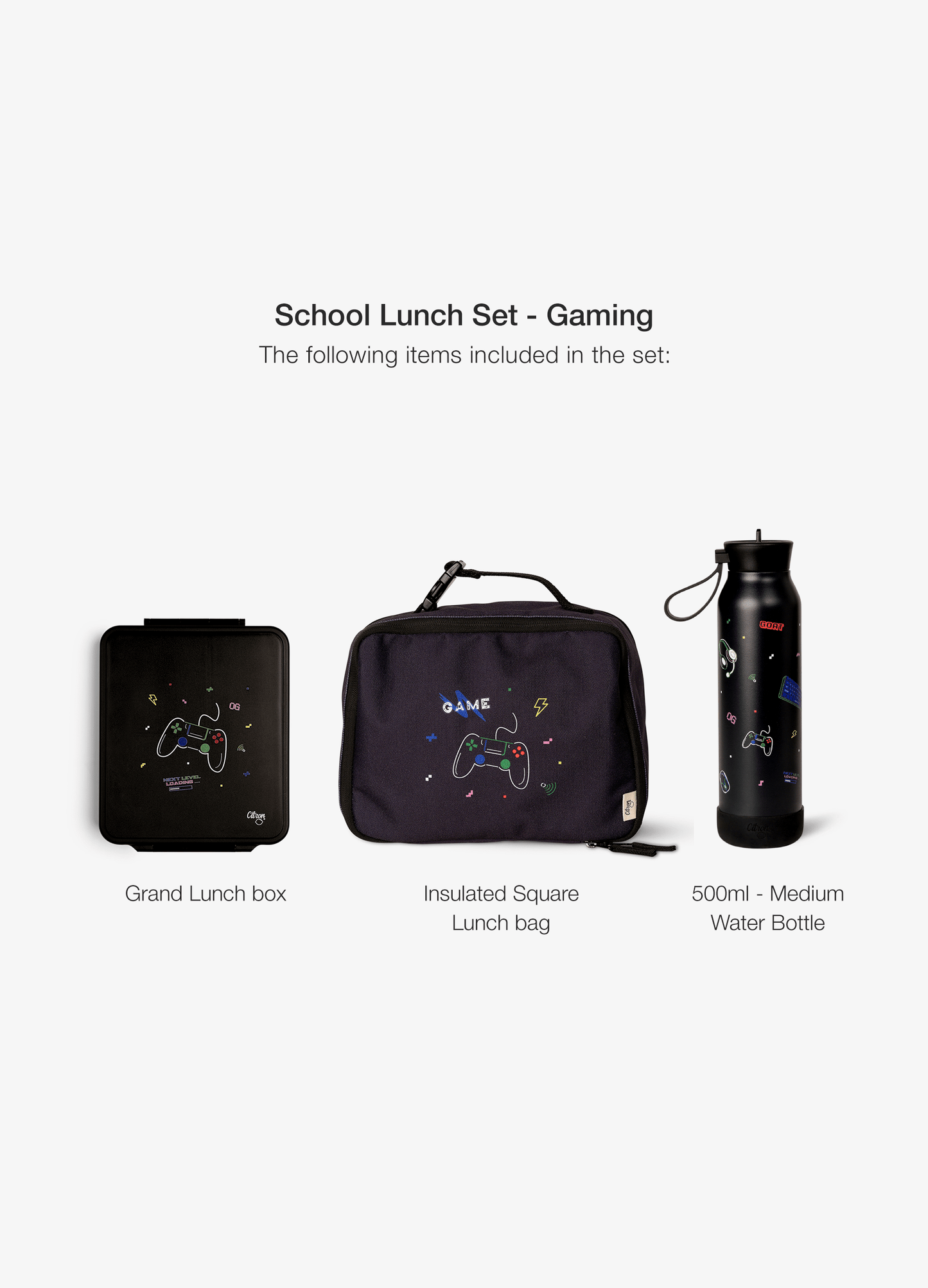School Lunch Set - Gaming