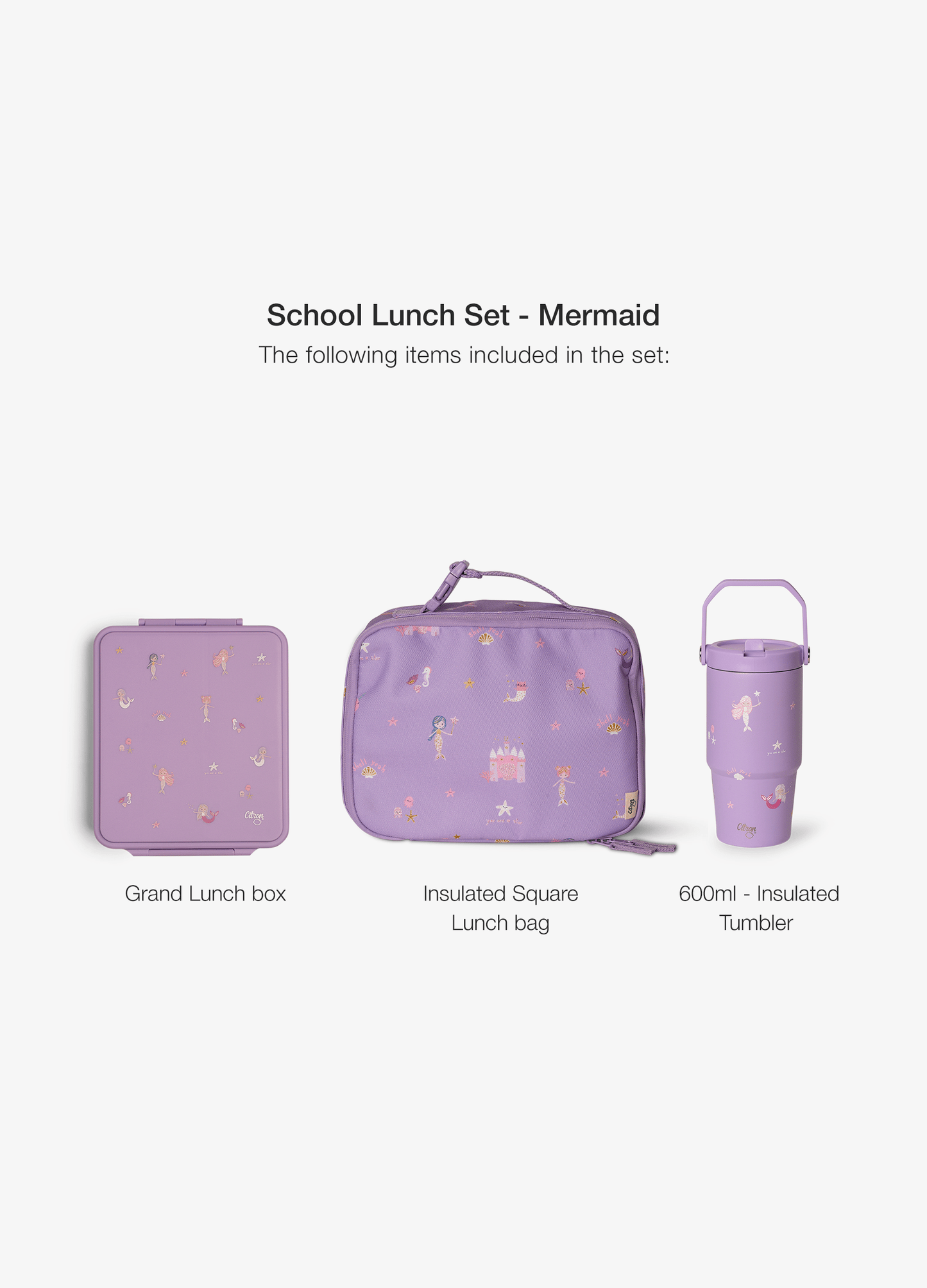 School Lunch Set - Mermaid