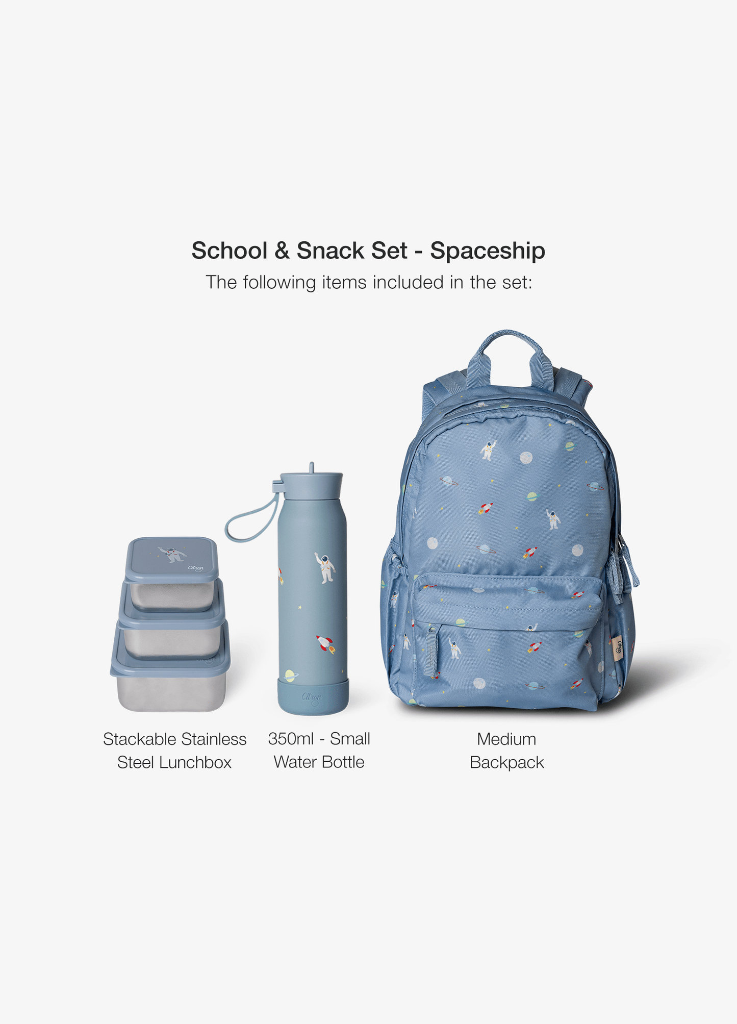 School & Snack Set - Spaceship