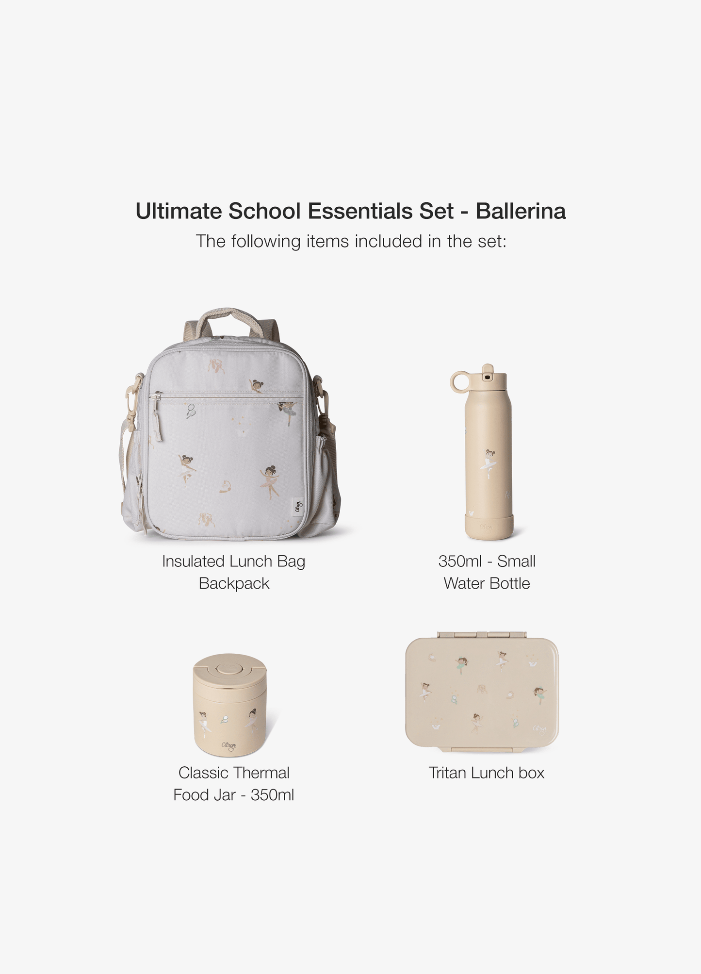 Ultimate School Essentials Set - Set of 4 - ballerina