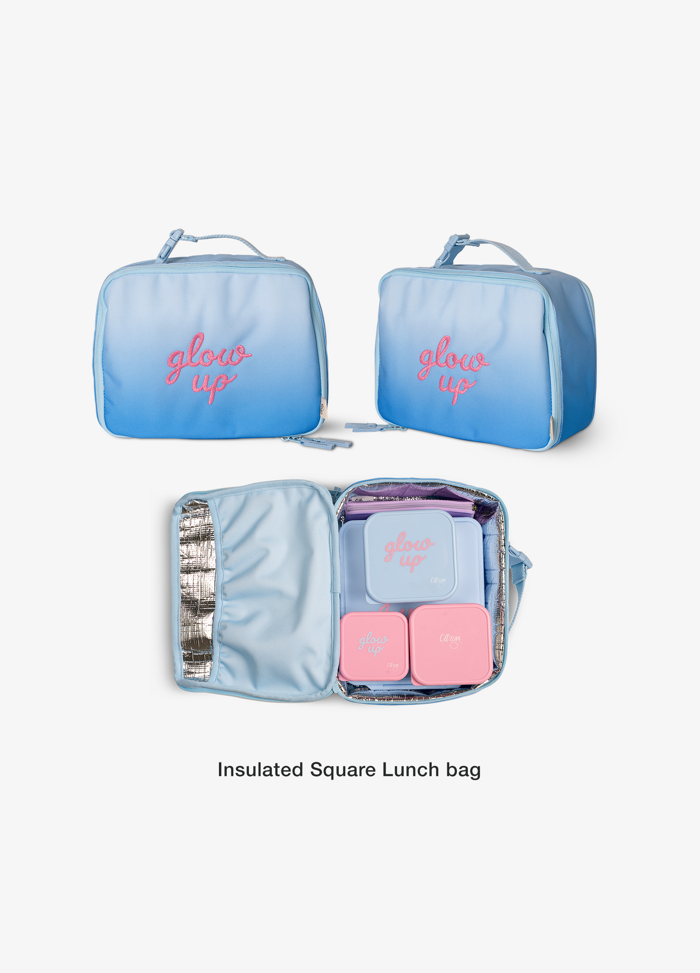 School Lunch Set - Blue Glow Up