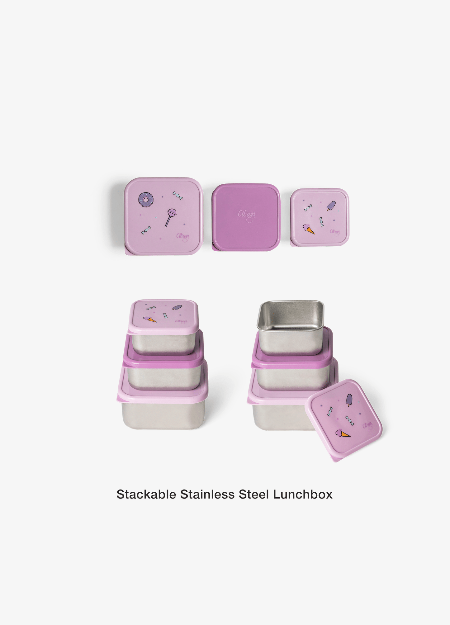 School & Snack Set - Stormy Unicorn