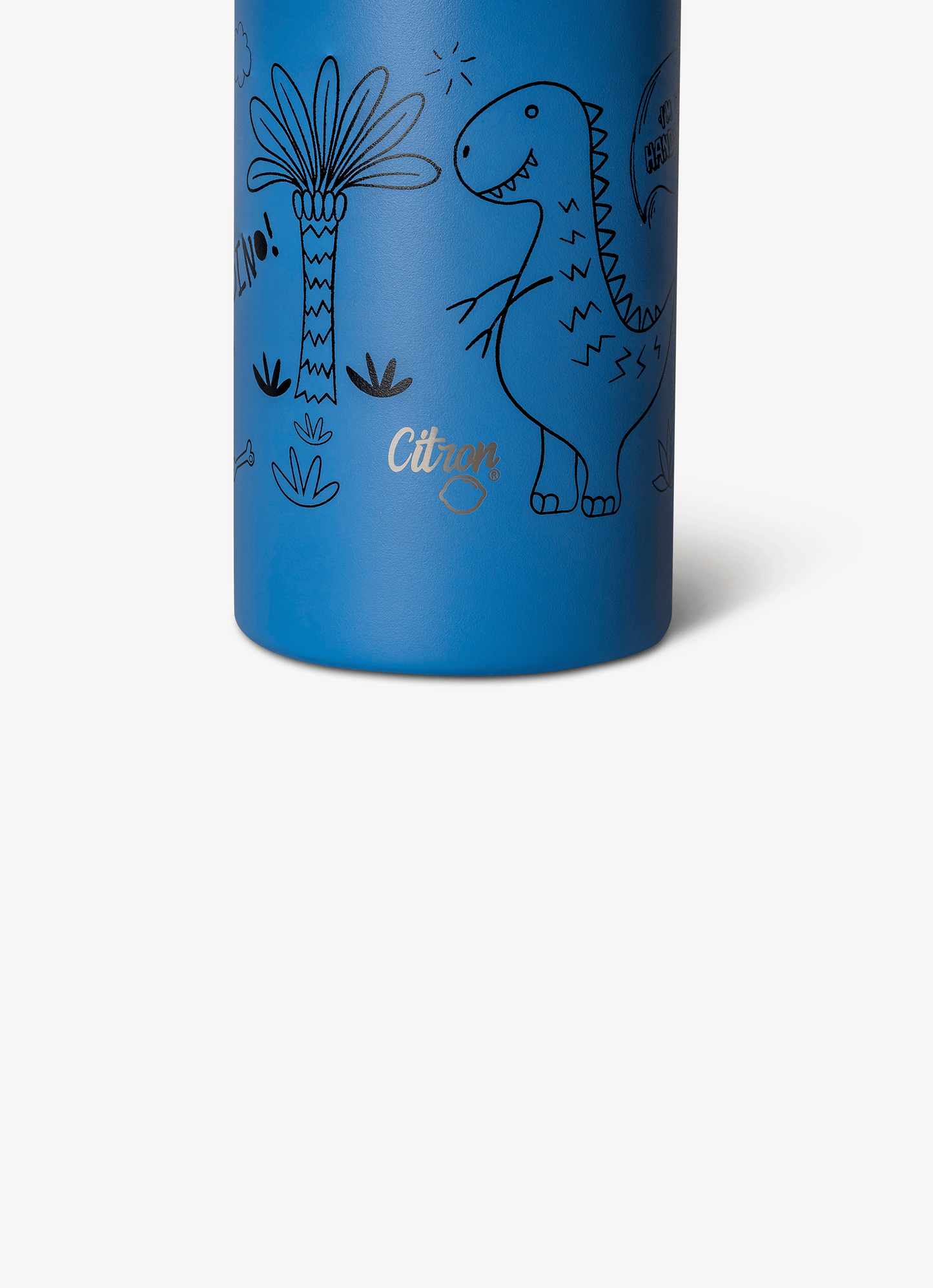 Little Big Water Bottle - 350ml - Dino - Deep Ocean Blue