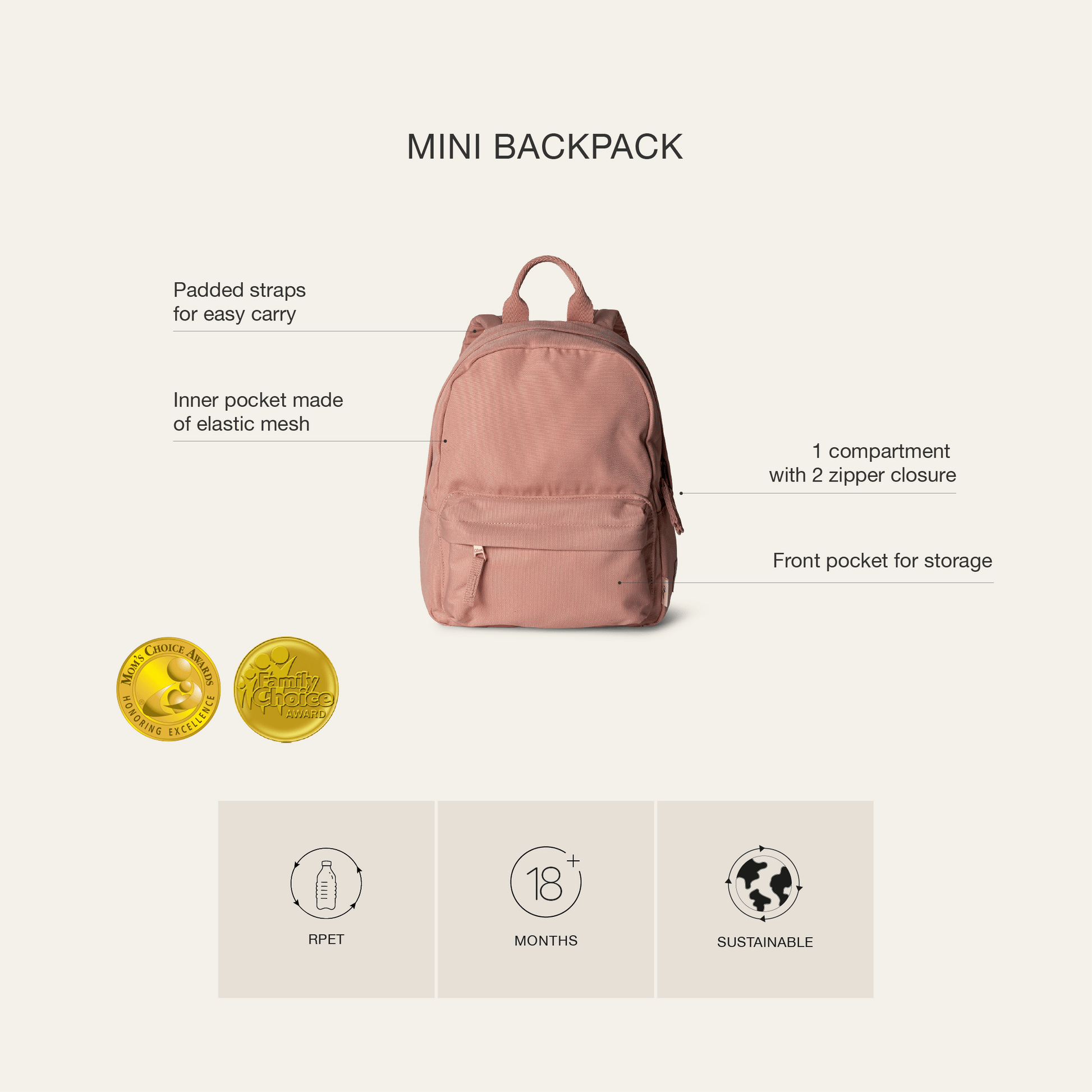 Blush mini backpack discount