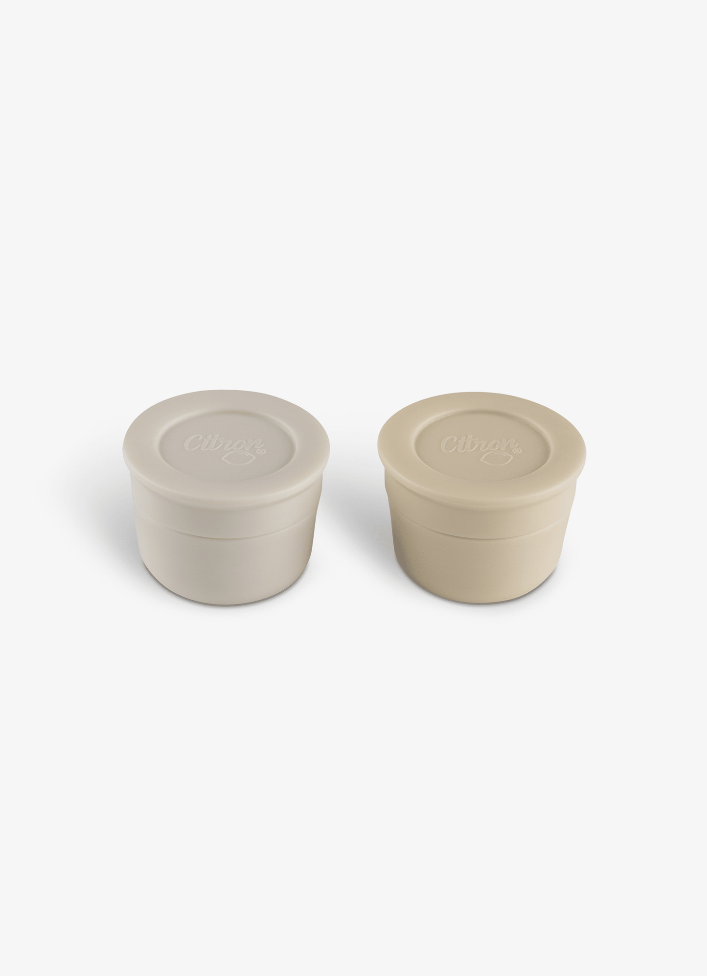 Mini Sauce Containers - Cream & Cool grey