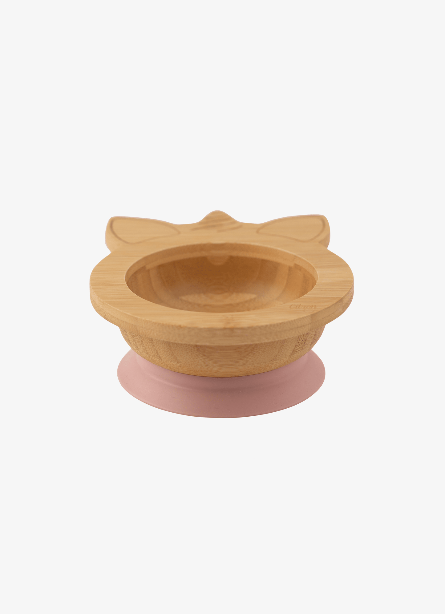 Bamboo Bowl & spoon - Unicorn Blush Pink + with suction