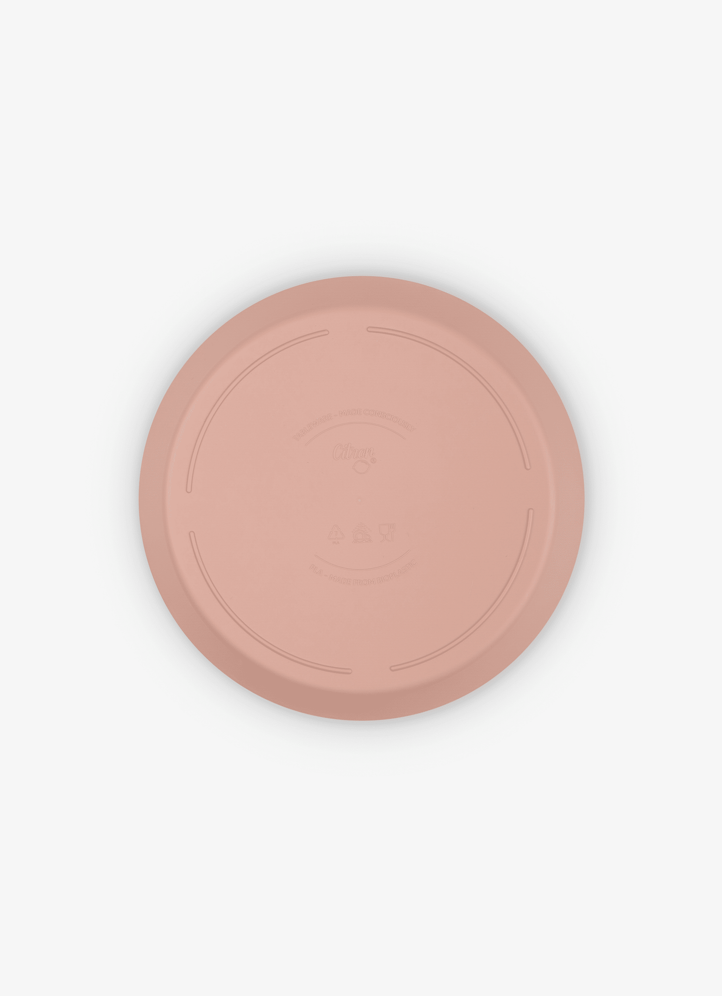 Bio Based Plates - Set of 4 - Pink/ Cream