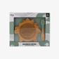 Bamboo Bowl & spoon - Dino Green + with suction