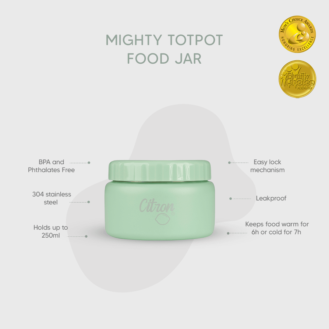 Insulated Food Jar - 250ml - Light Green