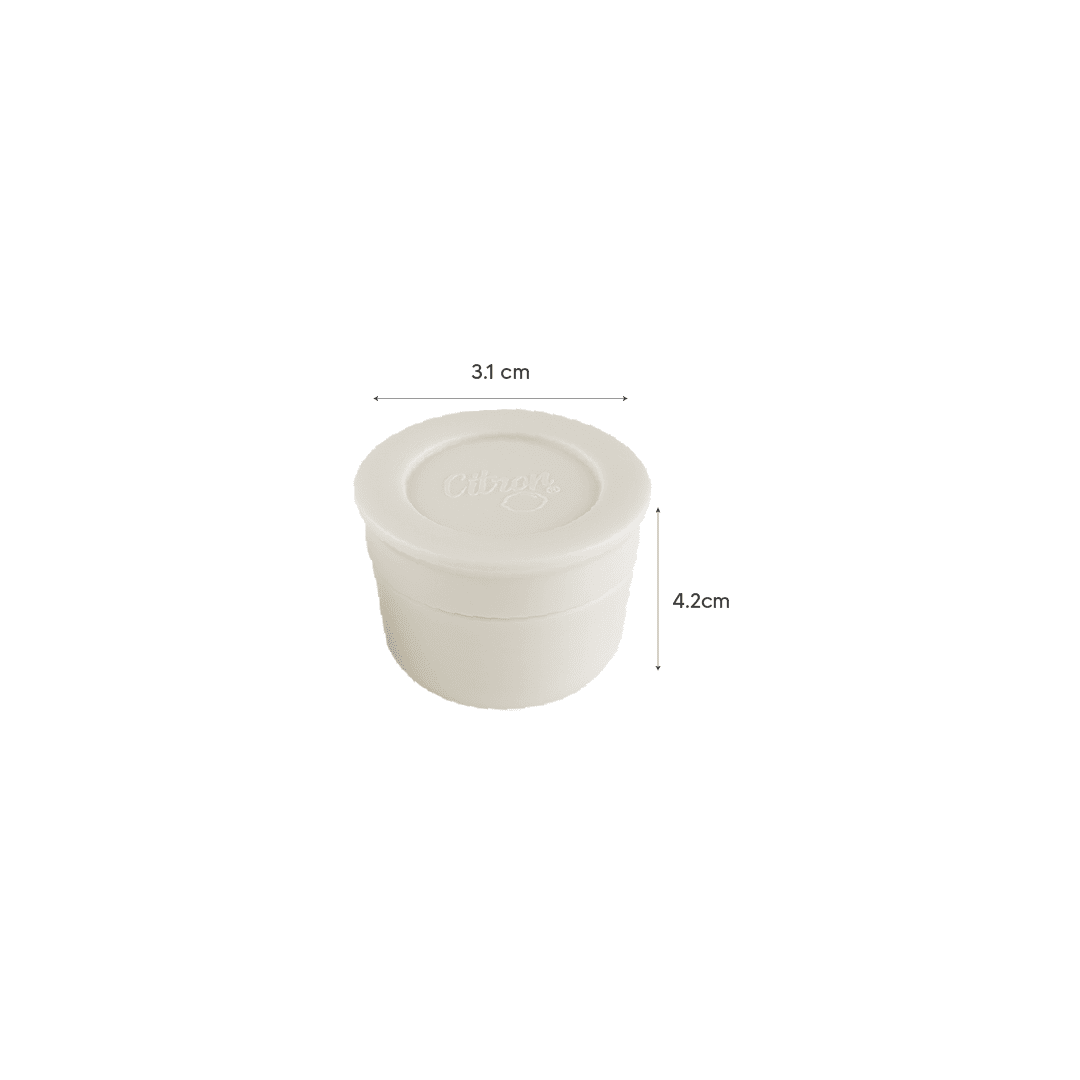 Mini Sauce Containers - Cream & Cool grey