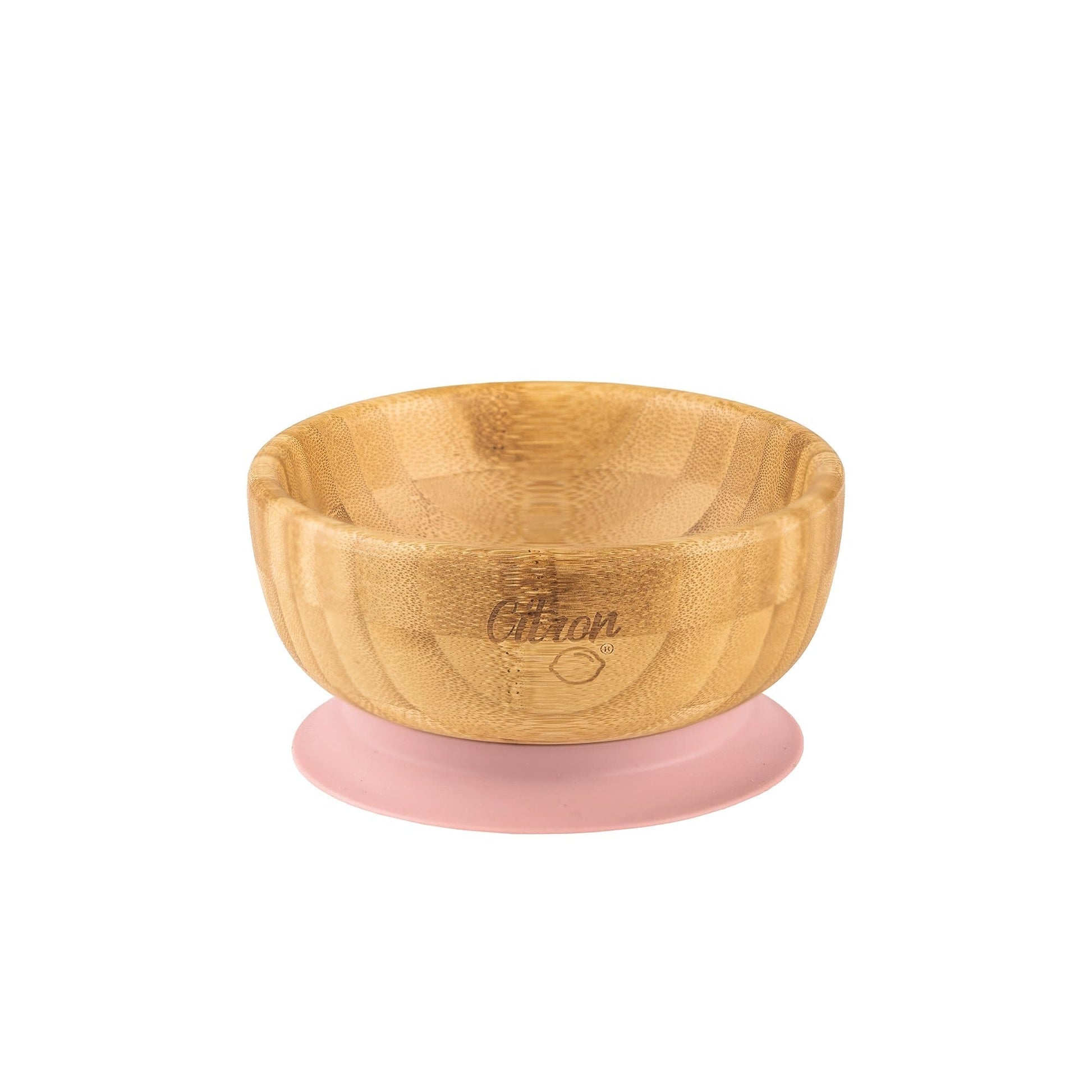 Citron Dubai PRE ORDER- Bamboo Bowl Blush Pink Suction And Spoon