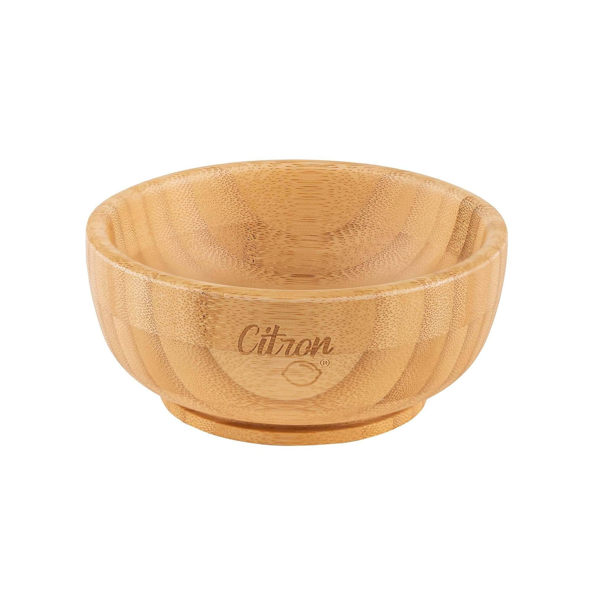 Citron Dubai PRE ORDER- Bamboo Bowl With  Green Suction And Spoon